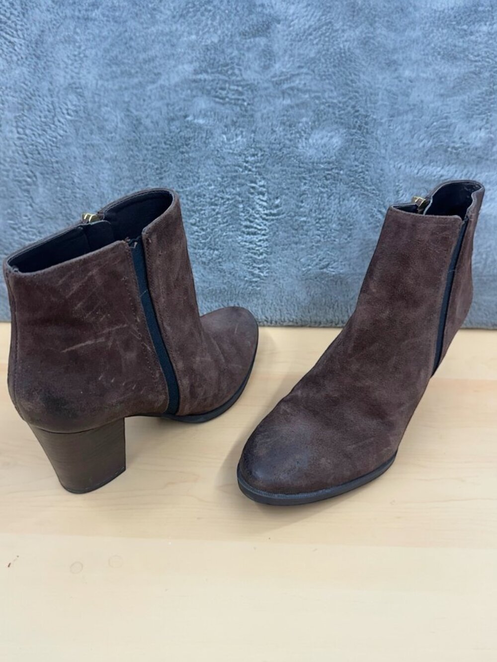 Franco Sarto Brown Suede‎ Ankle Boot